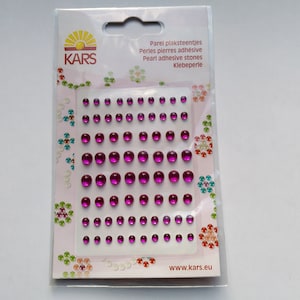Klebeperlen Pink Strasssteine selbstklebend