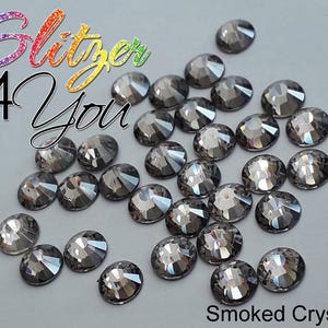 SS30 Smoked Crystal Hotfix DMC Strasssteine Sonderfarbe
