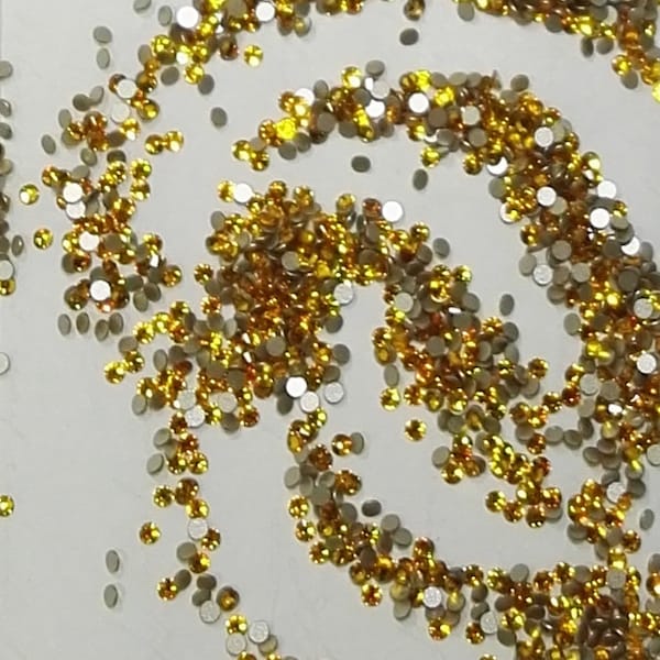 Sunflower Swarovski Xilion Rose No-Hotfix 2058 rhinestones in various sizes