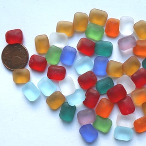 20g decorative gravel made of frosted glass pebbles broken glass