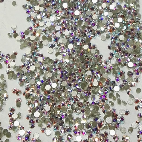 Crystal AB Swarovski Xilion Rose No-Hotfix 2058 rhinestones various sizes