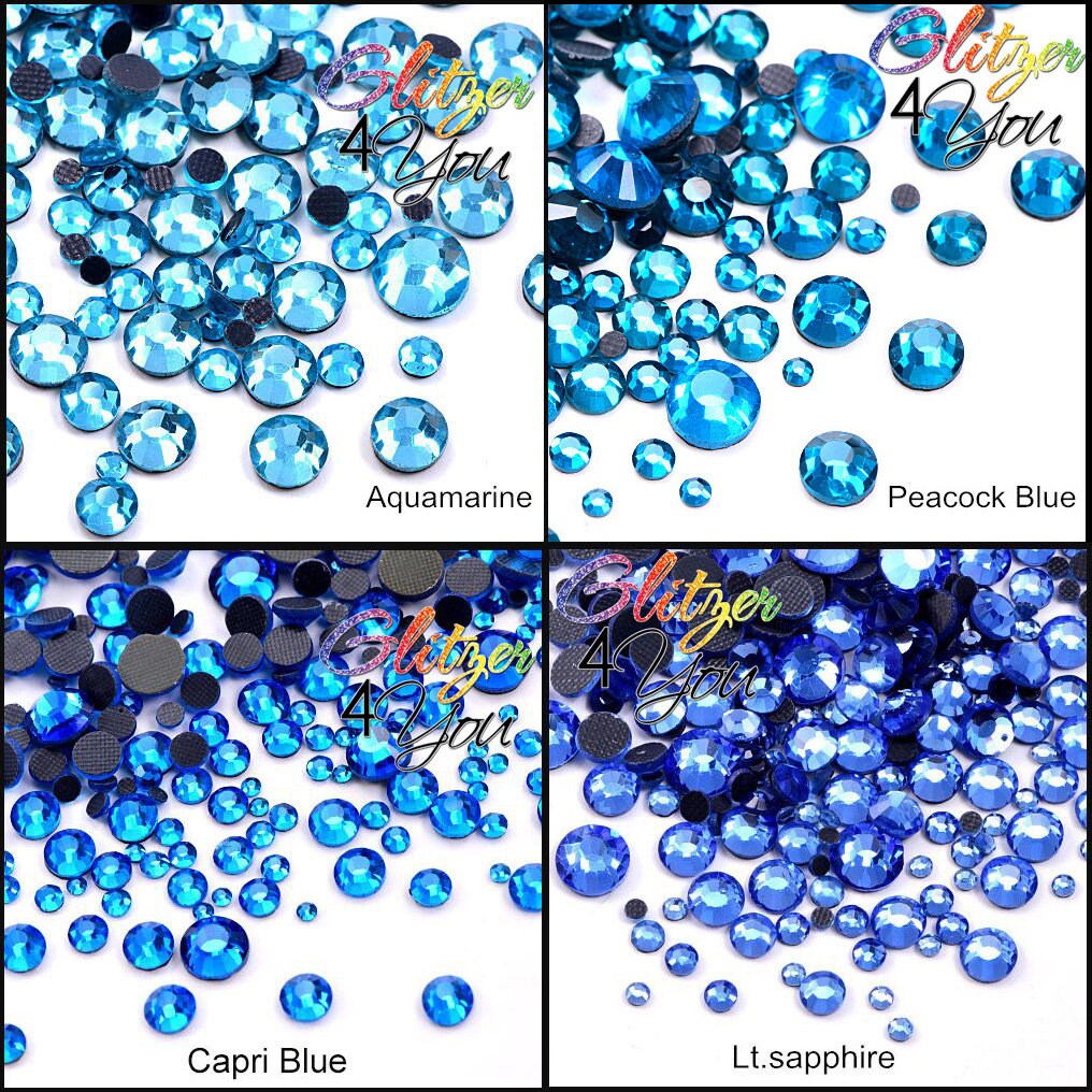 DMC カラーズ 青 ラインストーン DMC カラーズ 青 ラインストーン