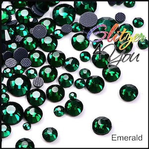 Emerald HotFix DMC Strasssteine div. Größen