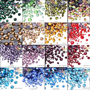 Test mix HotFix DMC rhinestones