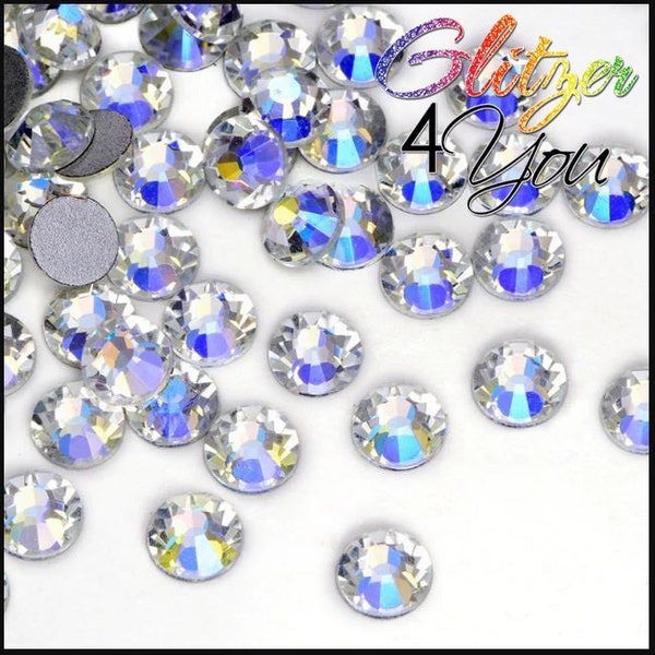 Crystal Moonlight DMC Rhinestones No-Hotfix various sizes for nail art