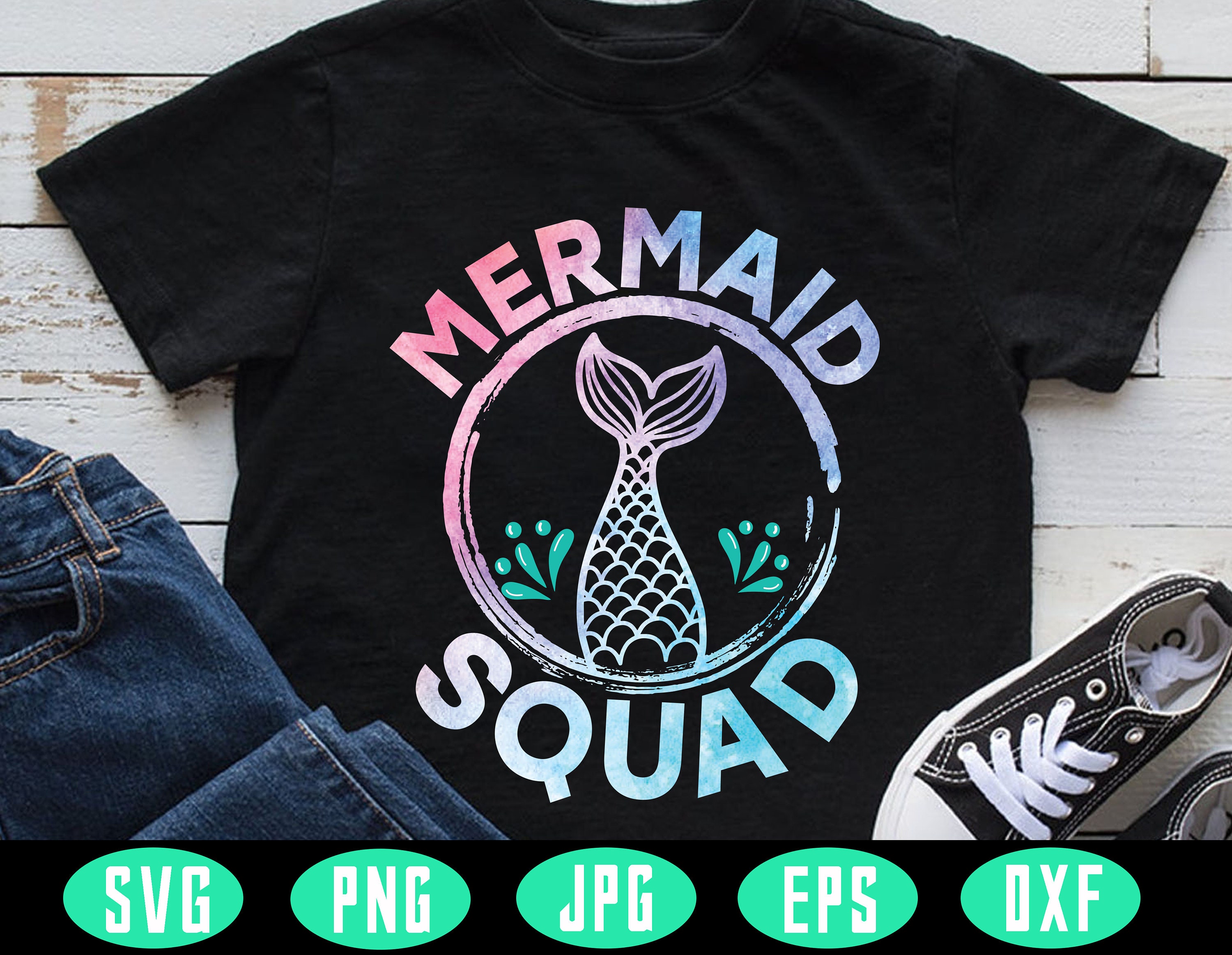 Mermaid Squad Svg Marvelous Mermaid Svg Mermaid Lover Svg | Etsy