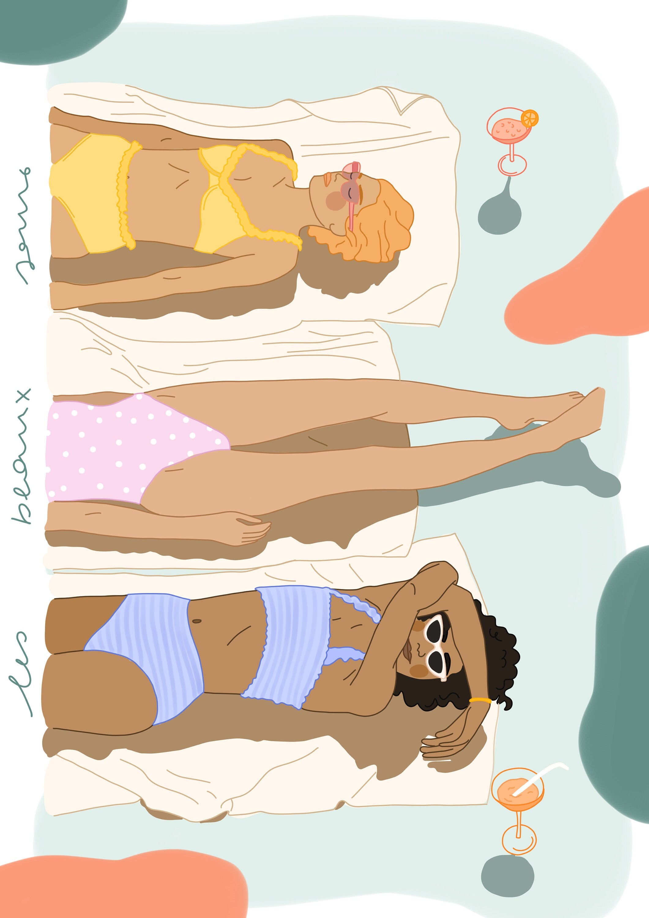 Illustration - Stella, Margot et Barbara