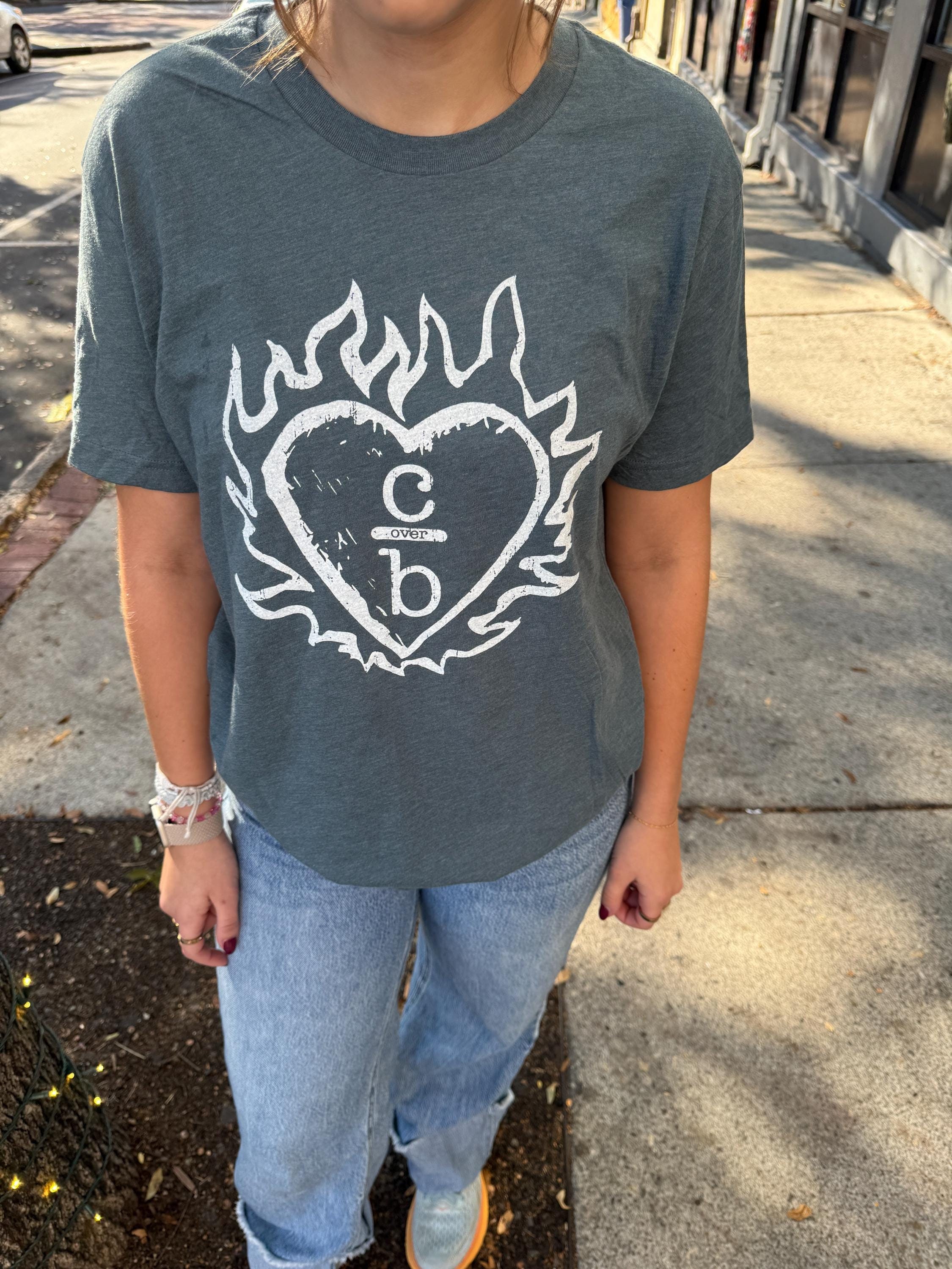 Flame Heart Clothes Over Bros - One Tree Hill - T Shirt - Multiple