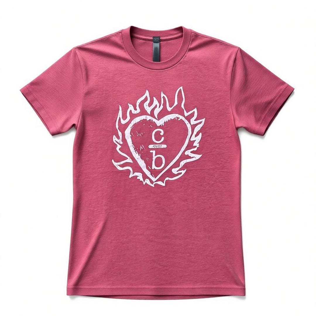 Flame Heart Clothes Over Bros - One Tree Hill - T Shirt - Multiple