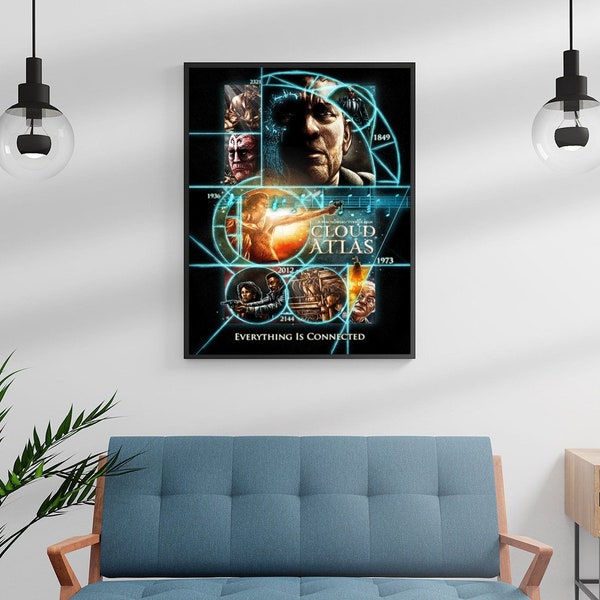 Cloud Atlas Movie /Original Art Poster /Film Poster /Unframed Poster /Wall Art Poster /Canvas Print