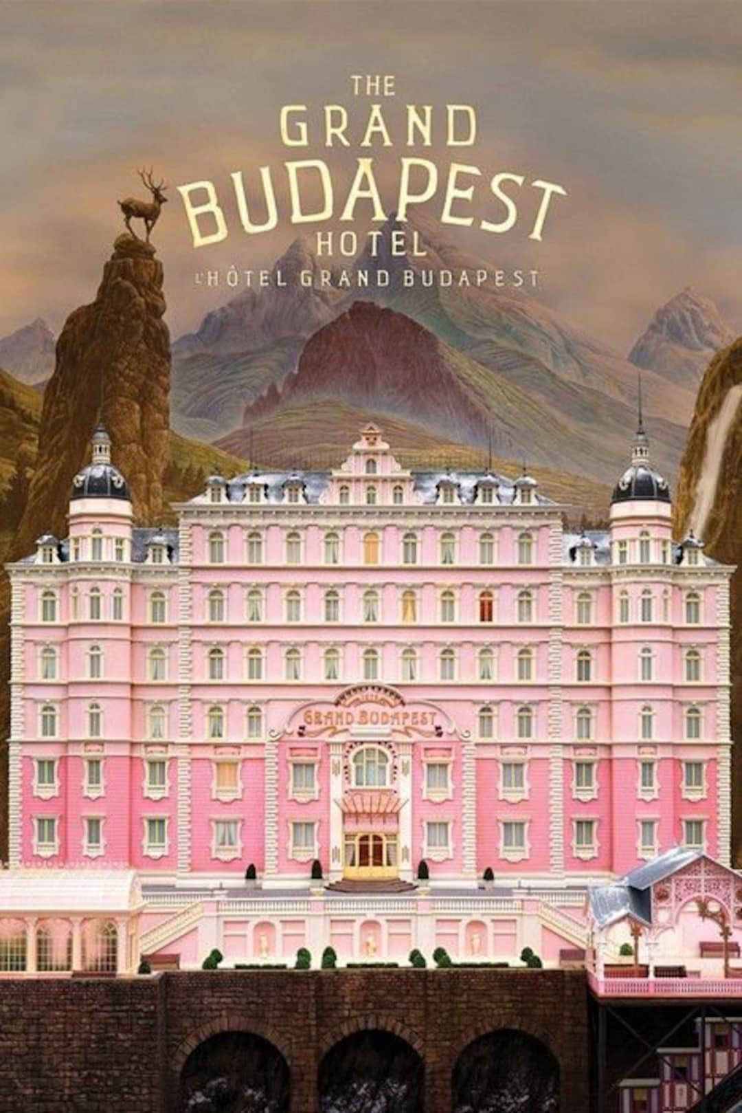 The Grand Budapest Hotel Movie Posters Original Art Poster - Etsy