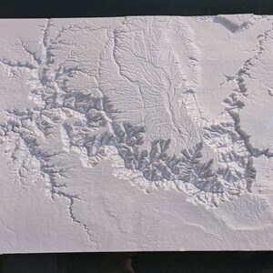 Carte 3D du Grand Canyon
