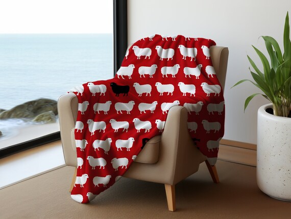 Black sheep blanket hotsell