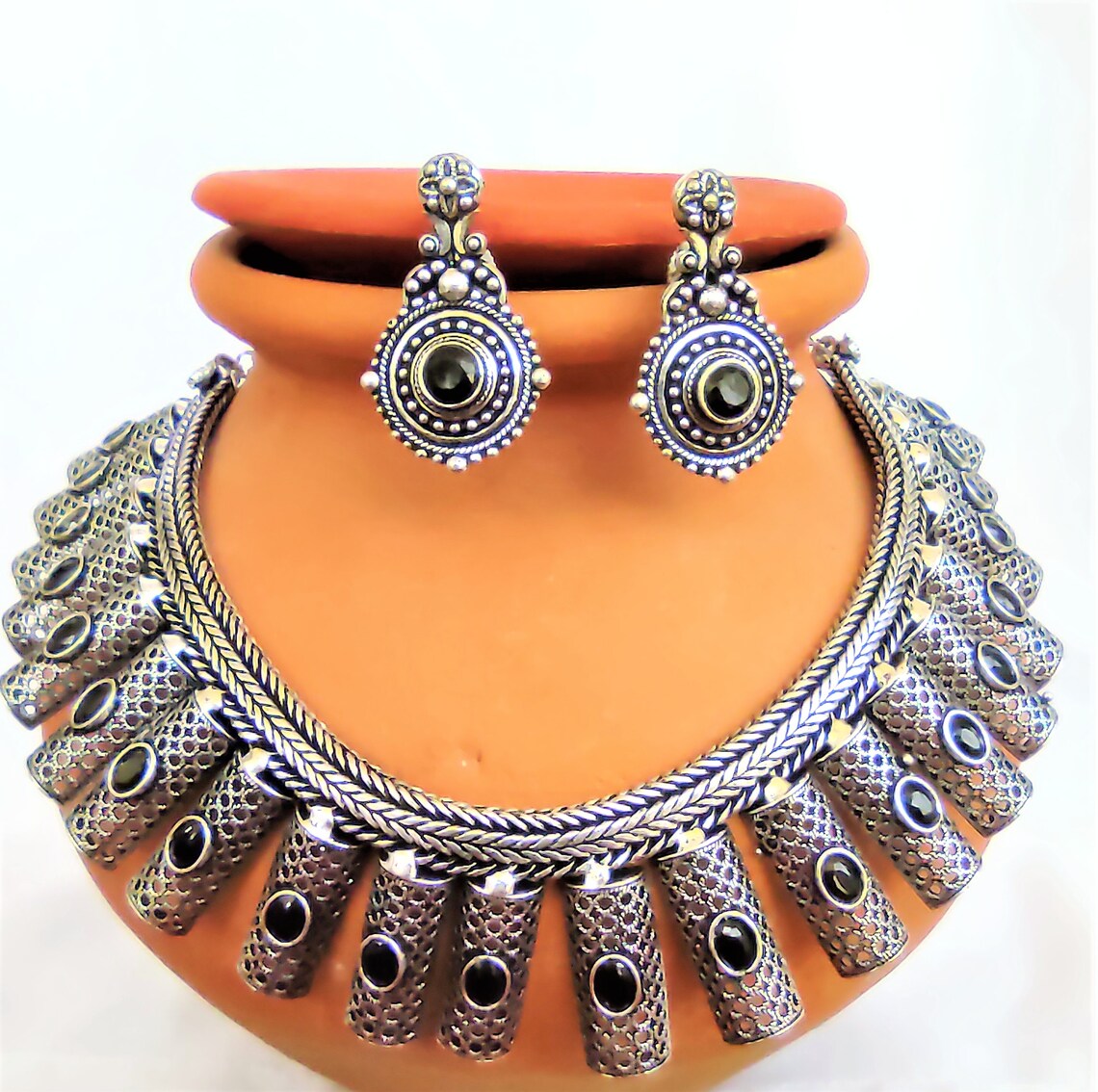 Choker Necklace Indian Jewelery Traditional Jewellery Etsy