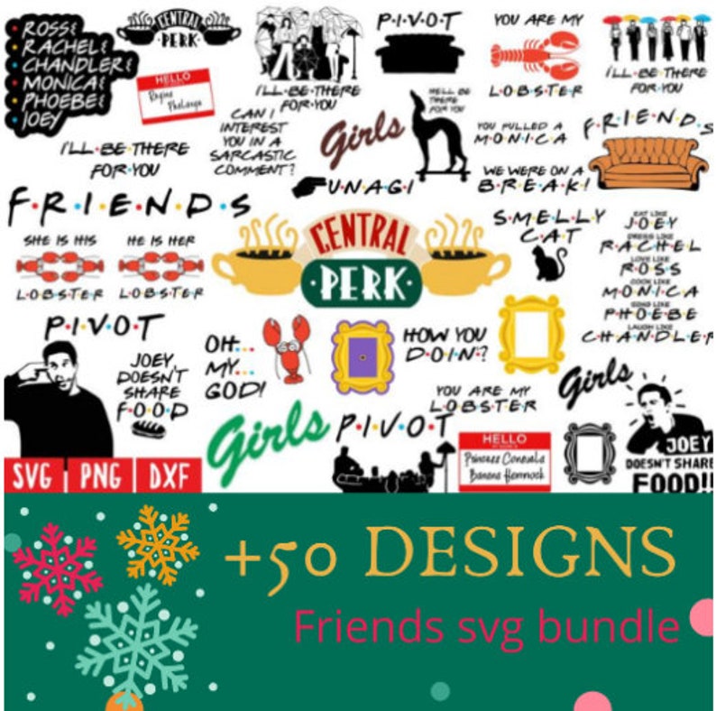 Free Free Friends Svg Bundle 354 SVG PNG EPS DXF File