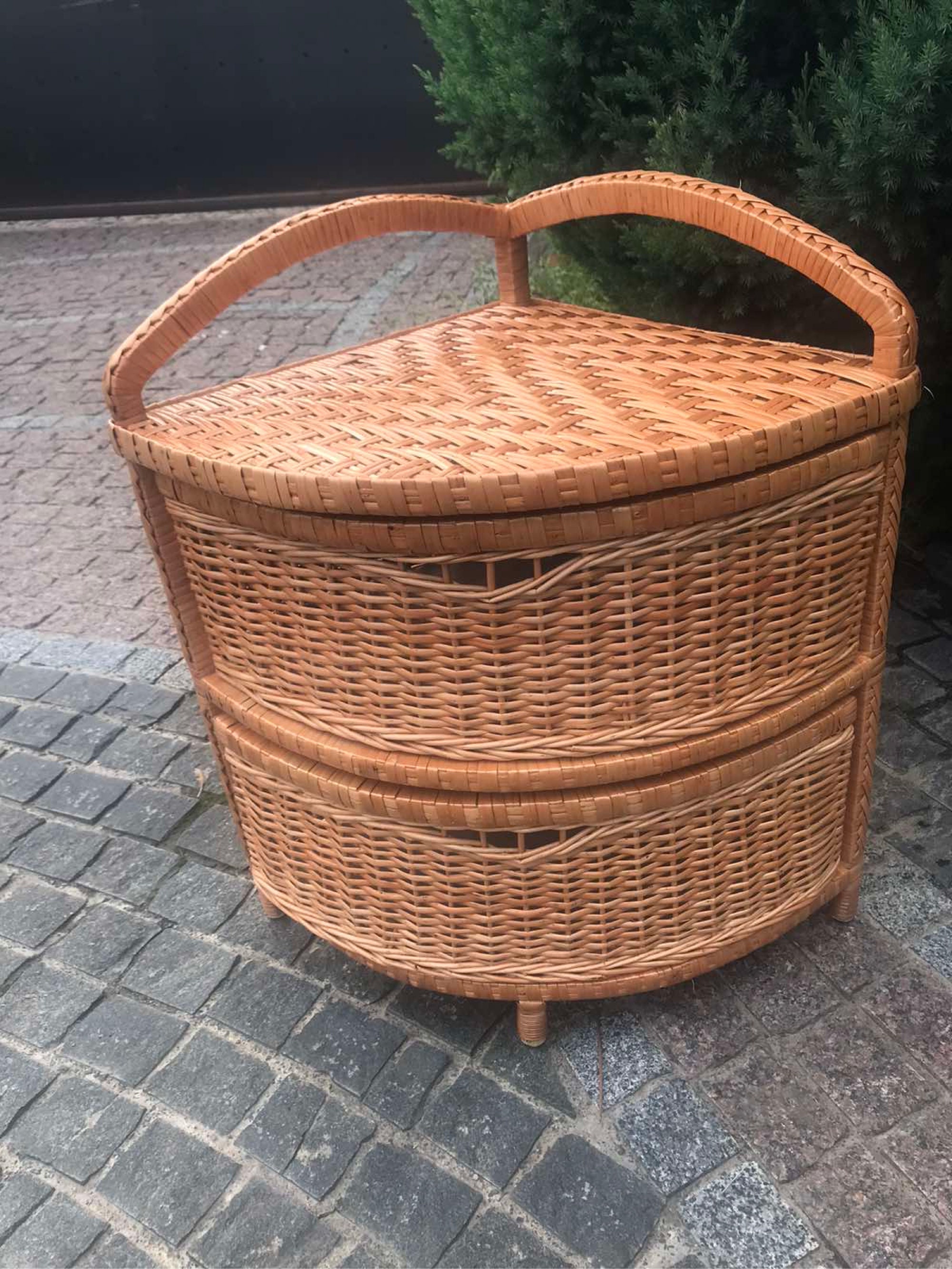 Wicker Chest of Drawers Corner Drawers Wicker Storage Etsy Australia