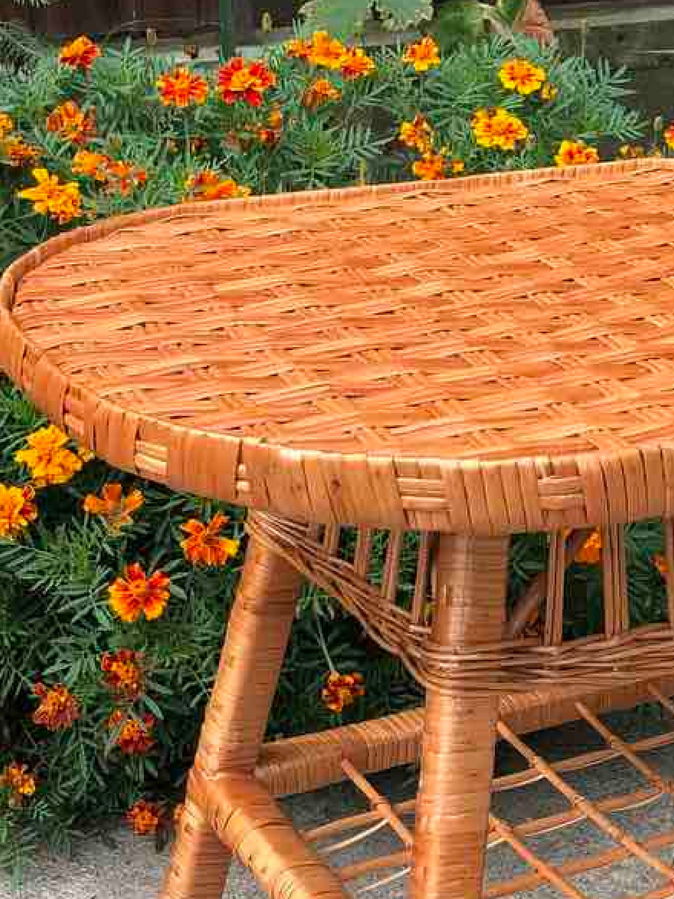 Rattan Coffee Table Wicker Coffee Table Boho Side Table Tea Etsy