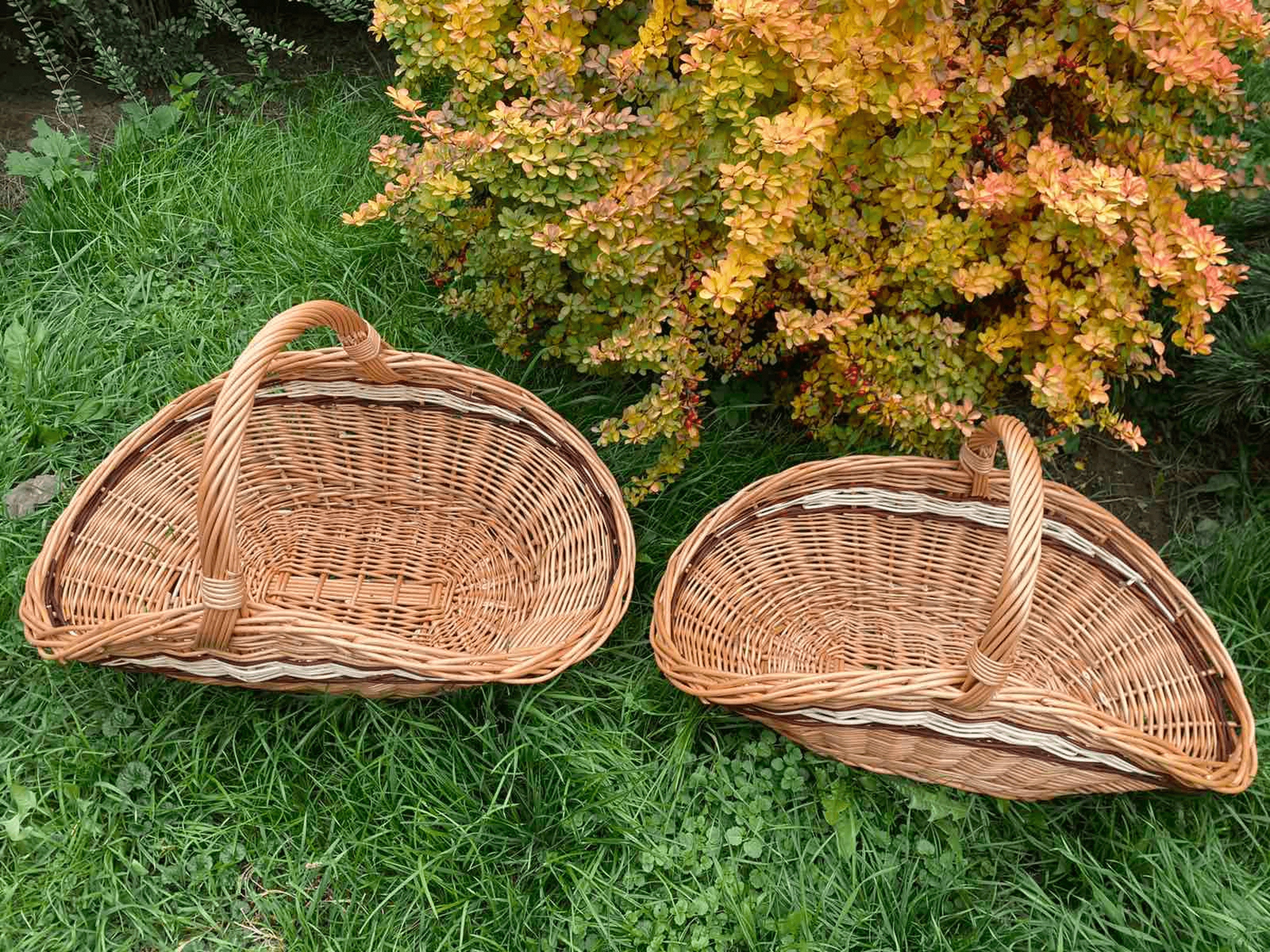Fireplace Log Holder, Wicker Log Holder, Rattan Log Basket, Boho