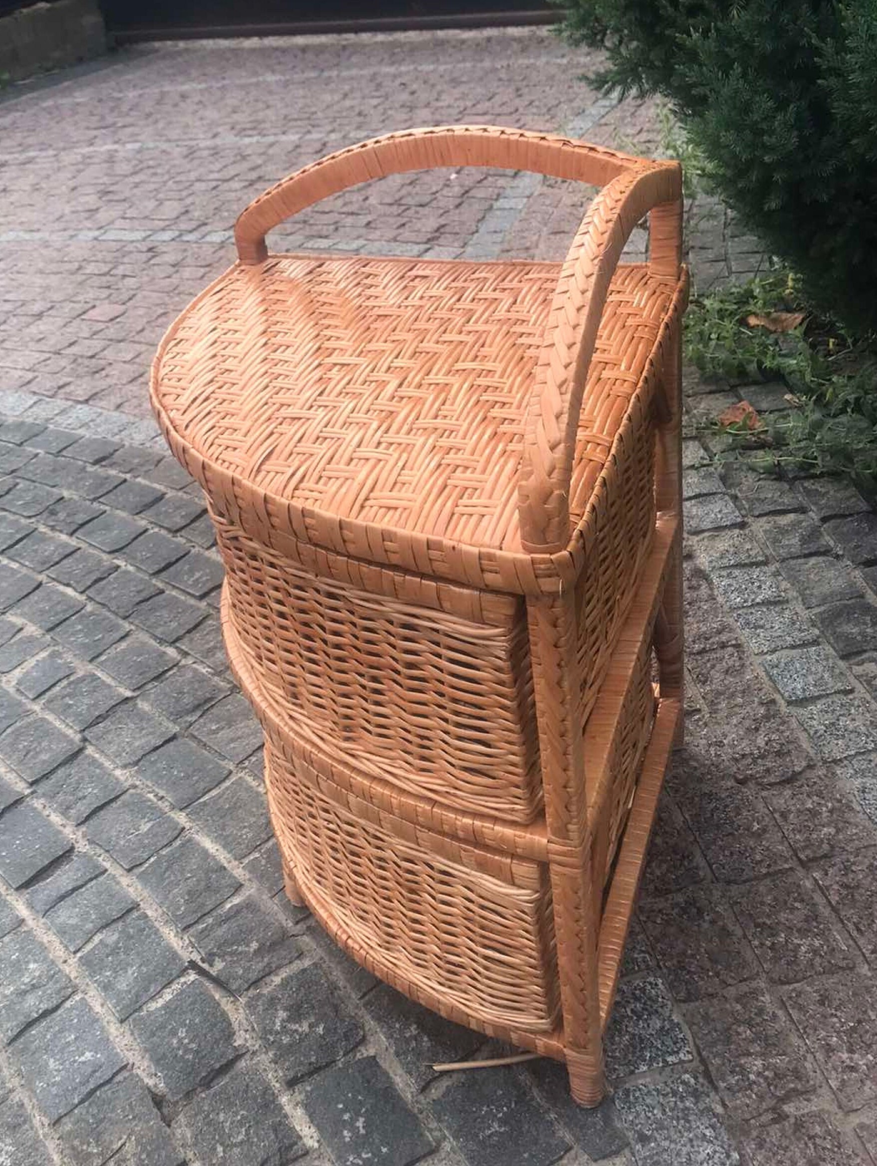 Wicker Chest of Drawers Corner Drawers Wicker Storage Etsy Australia