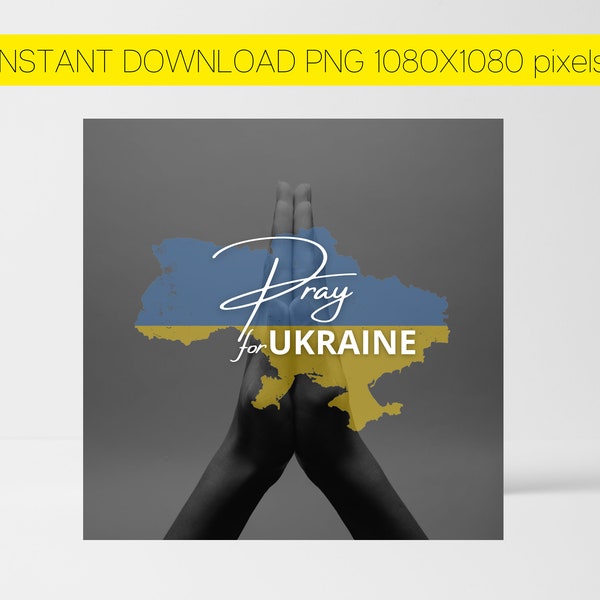Only 1 USD for You Big Hope for Us, Pray for Ukraine PNG Insta Post, Stand with Ukraine, Ukrainian Sellers, Ukraine Shops, Digital Download