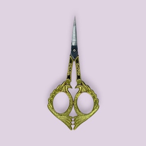 Beautiful Vintage Inspired Peacock Scissors | Decorative Scissors | Crafting Scissors | Embroidery Scissors | Sewing Scissors