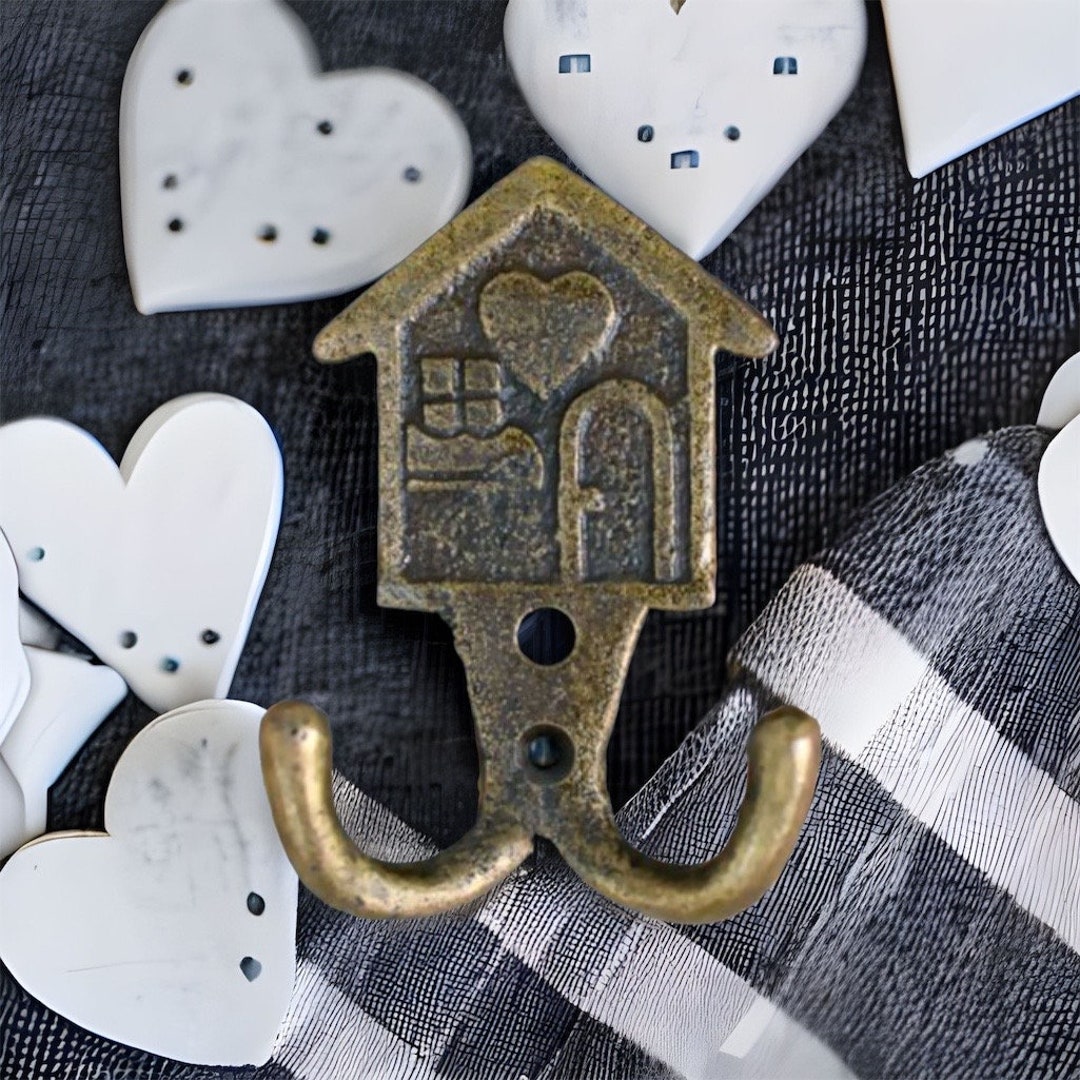 Beautiful Birdhouse Hook Beautiful Coat Hook Wall Hanger Vintage Hook