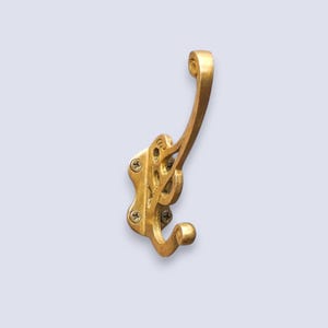 Beautiful Victorian Style Brass Coat Hook | Beautiful Towel Hook | Wall Hanger | Luxe Hook | Gold Coat Hook | New Home Gift | Wedding Gift