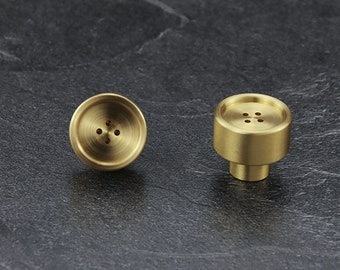 Beautiful Classic Gold Knob | Brushed Brass Knob | Solid Brass Knob | Cabinet Knob | Drawer Knob