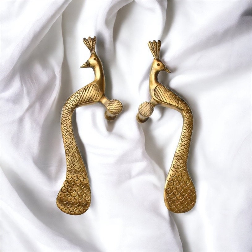 Beautiful Peacock Gold Handles | Cabinet Handles | Furniture Handles | Door Handles