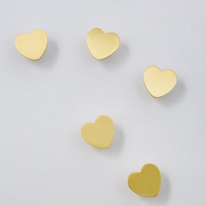 Beautiful Love Heart Brass Knob | Knurled Knob | Solid Brass Knob | Cabinet Knob | Drawer Knob | Brass Handle