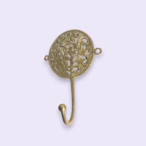 Beautiful Owl Design Brass Hook | Beautiful Coat Hook | Wall Hanger | Vintage Hook | Gold Coat Hook | New Home Gift