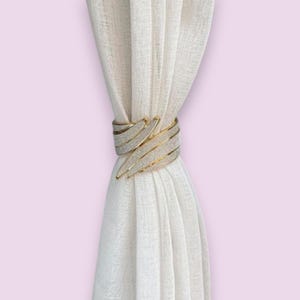 Angel Wings Curtain Tieback Holder | Tie Back Bedroom | Living Room Curtain Decoration | Beautiful Holdback Curtain Hook | Gold Tie back