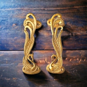 Beautiful Peacock Gold Handles | Cabinet Handles | Furniture Handles | Door Handles | Hand crafted Handles