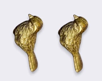 Beautiful Brass Gold Bird Knob | Kitchen Cabinet Knob | Drawer Knob | Furniture Knob | Cabinet Knob | Gold | Pull Handle