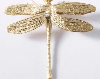 Vintage Style Dragonfly Brass Handle | Pull Handle | Drawer Handle | Door Knob | Cupboard handle | Kitchen handle