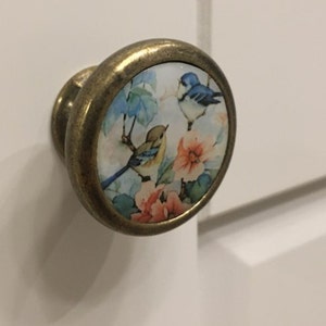 Vintage Knobs | Birds and Flower Knobs | Drawer Knobs | Cupboard Knobs | Cabinet Knobs |  Drawer Handles | Pulls