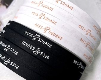 Custom Printed Cotton Ribbon: Personalized Logo, DIY Sewing, Gift Wrap (100 Yards/Roll)