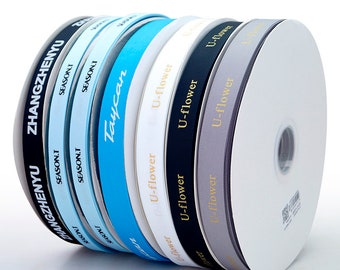 10mm-75mm Customized Printed Grosgrain Ribbon for Party Wedding Decoration and Cartoon Character 100yards/lot