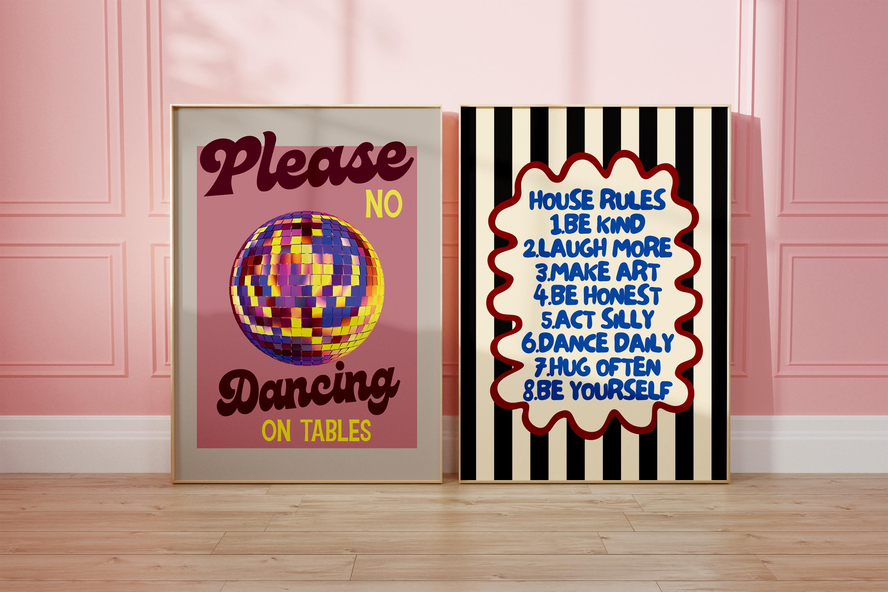 Trendy Typography Poster, Aesthetic Quote Poster, Funny Home Wall Print ...