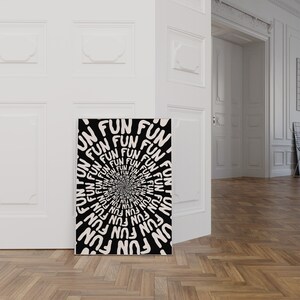 Fun Typography Poster Trendy, Typography Art, Typography Fun, Home Decor Maximalist, Funny Art Print, Maximalist Decor, Entryway Decor,