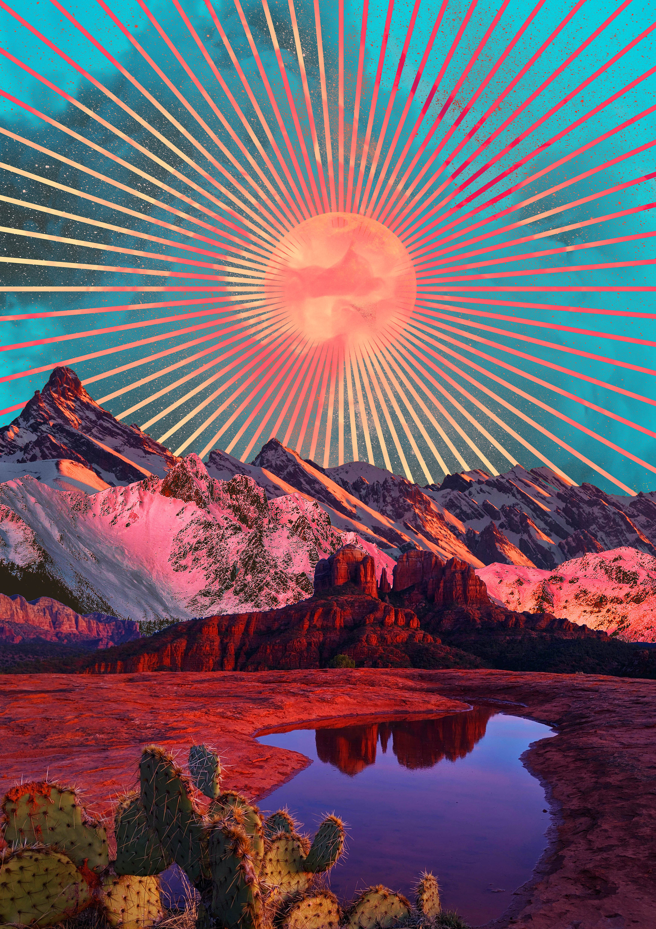 Surreal Collage Art Print Posterdigital Art Home Decorroom | Etsy