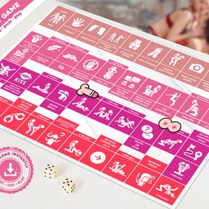 Afdrukbaar lesbisch koppel date night seksspel, lesbisch cadeau voor vriendin, ondeugend seksspel voor lesbiennes, LGBT-spellen voor lesbische volwassenen