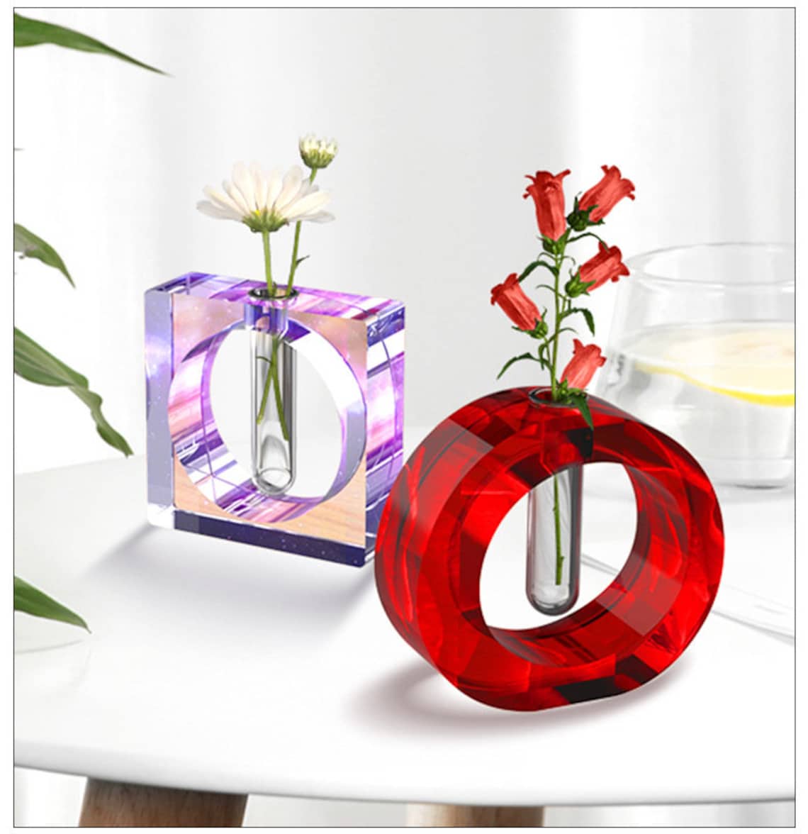 Modern contracted vase mold Epoxy Resin Flower branch culture Etsy