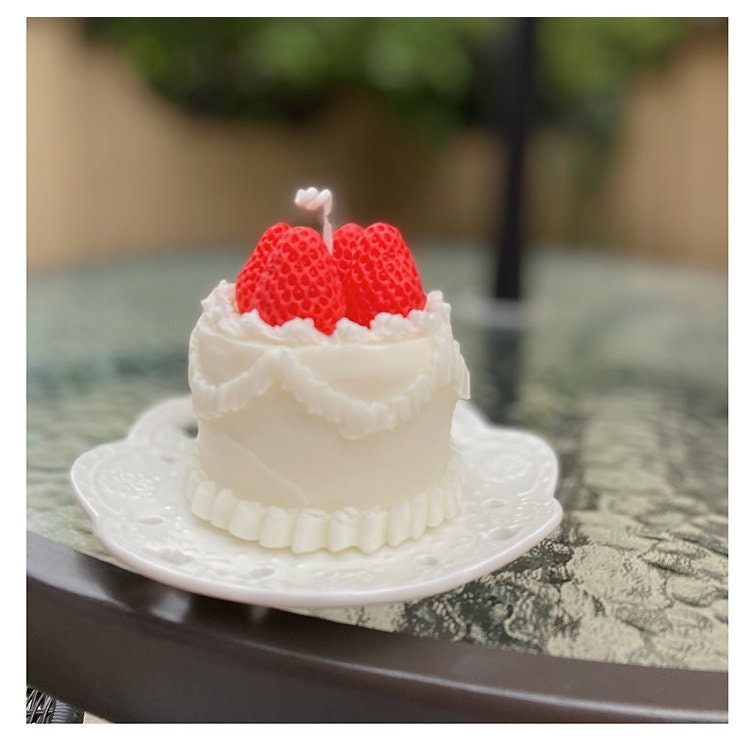 Creative Mini Cake Shape Candle Silicone Mold Aromatherapy Etsy