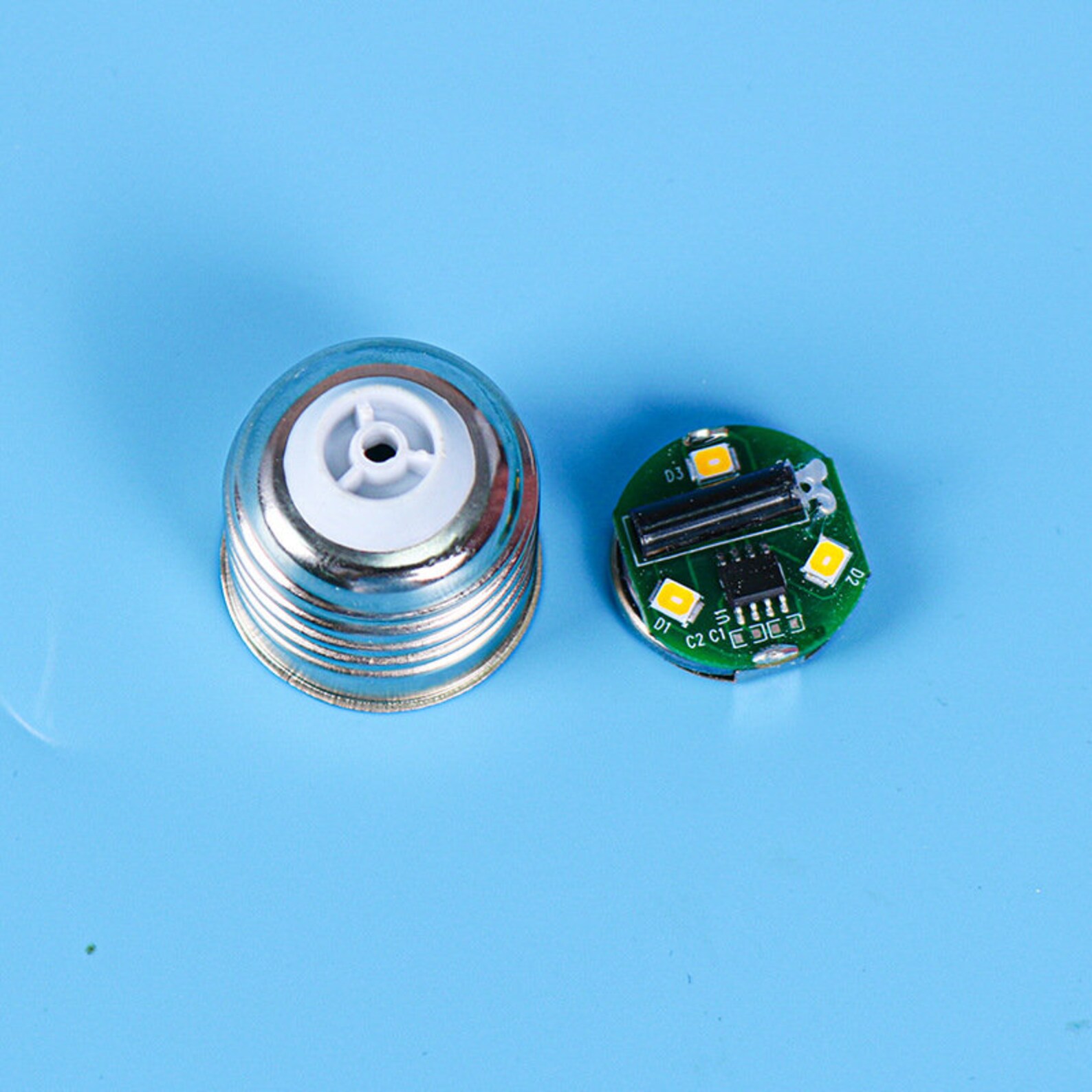 Light bulb resin molds LED light bulb silicone mold round Etsy