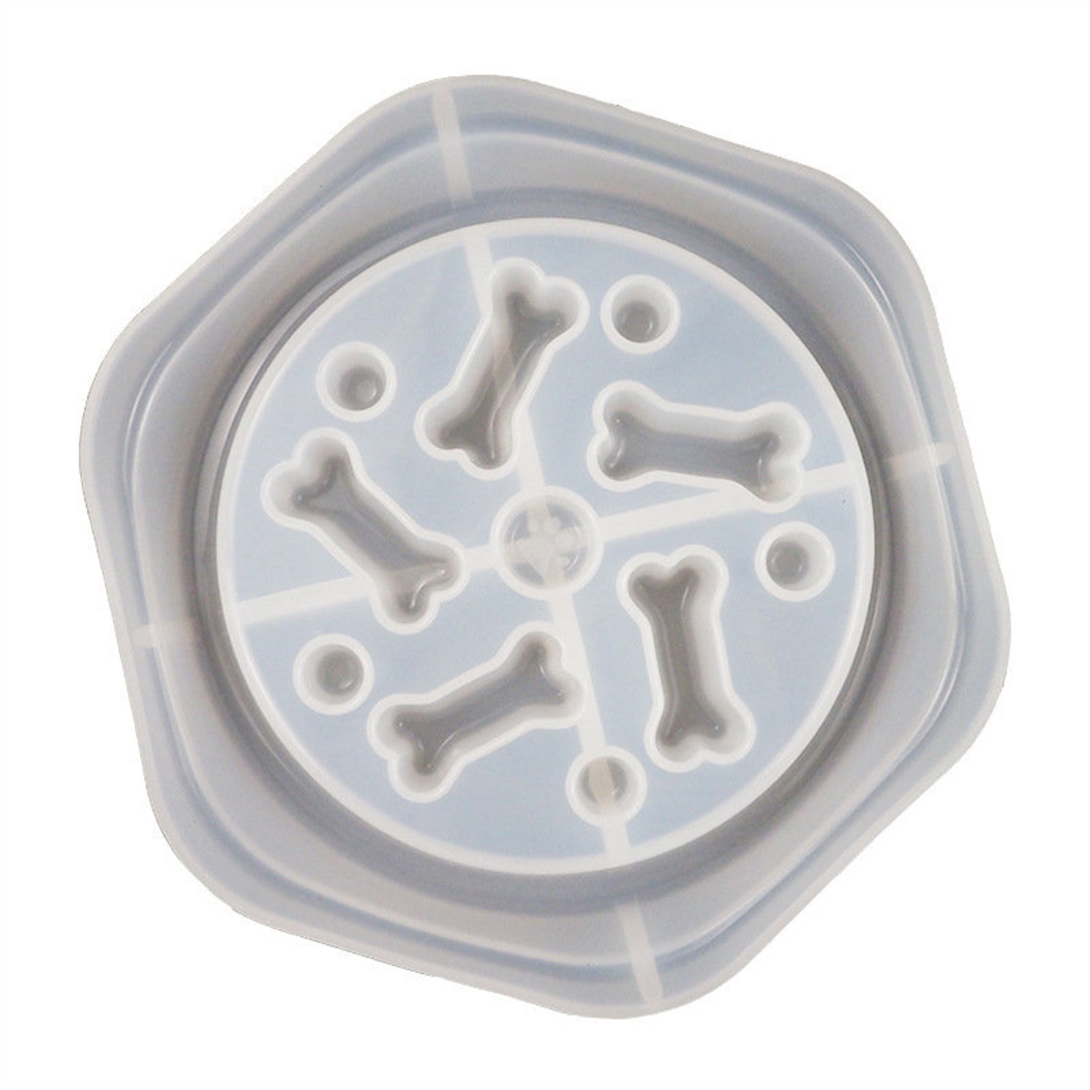 Dog food bowl silicone mold cat food plate mold for resin Etsy