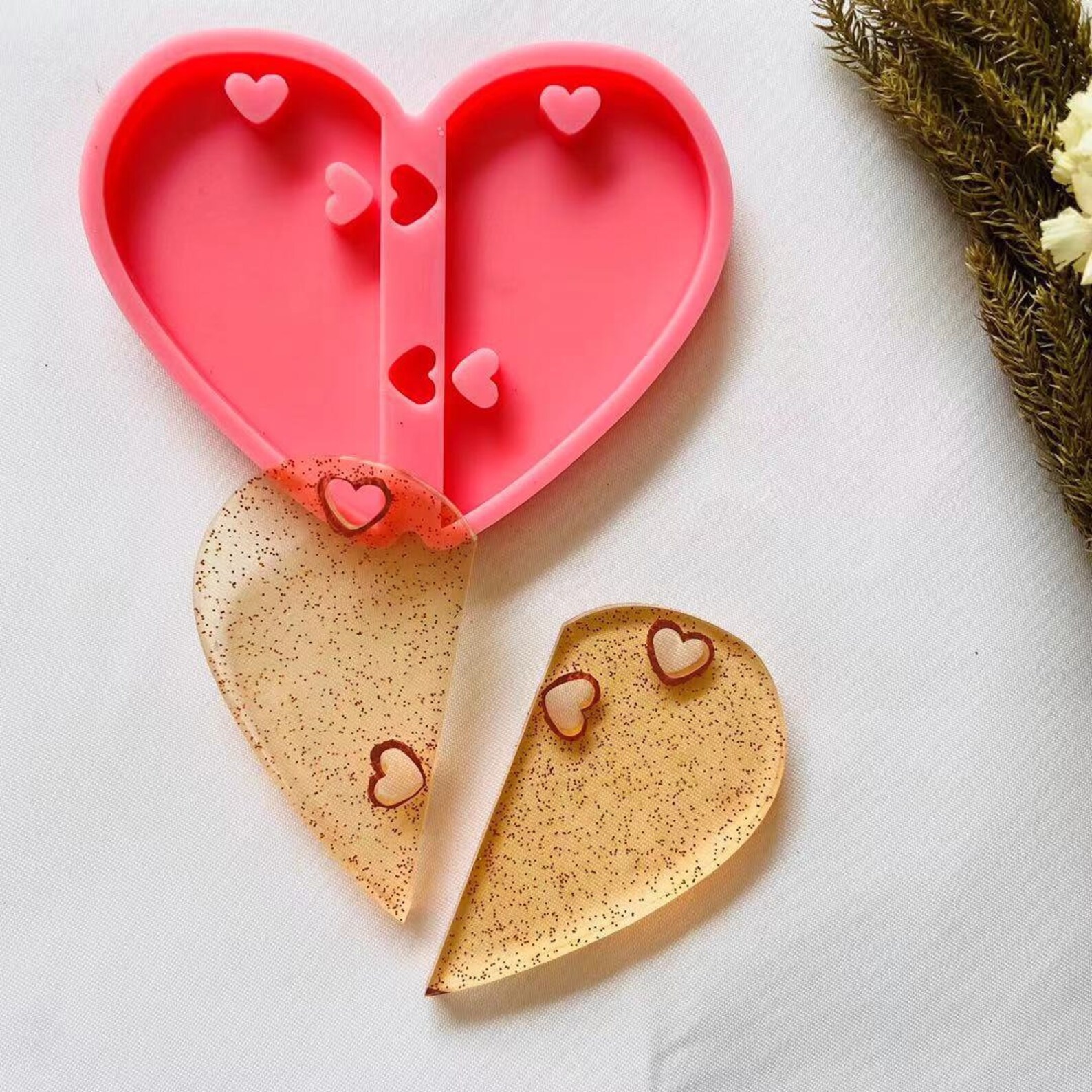 Lovers keychain silicone molds silicone keychain mold resin Etsy