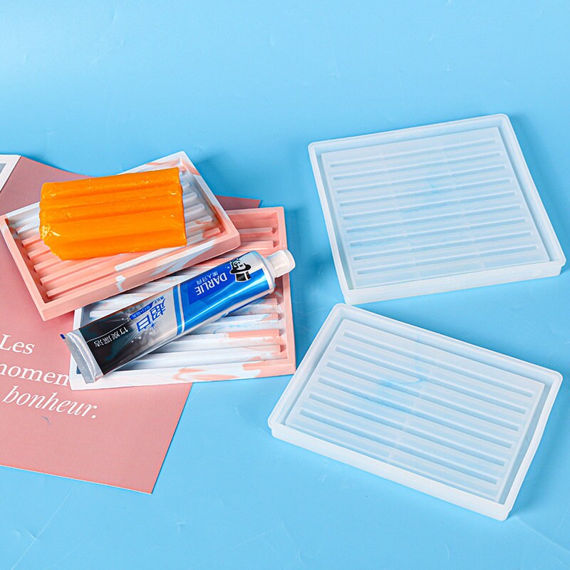 Silicone Soap Box Mold Soap Saver Mold Resin Soap Deck Tray Etsy