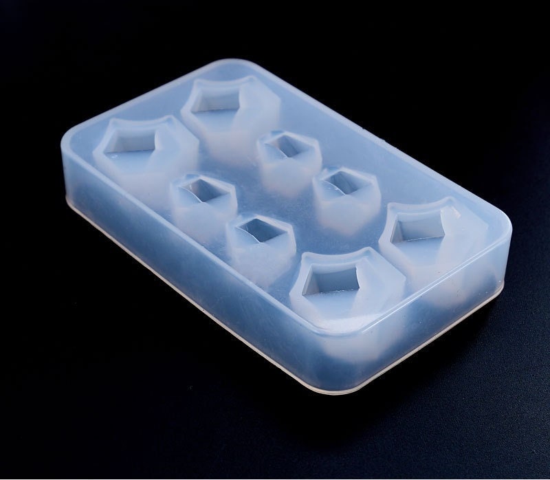 Crystal Ice Cube Silicone Mold Crystal Cluster Resin MoldDIY Etsy