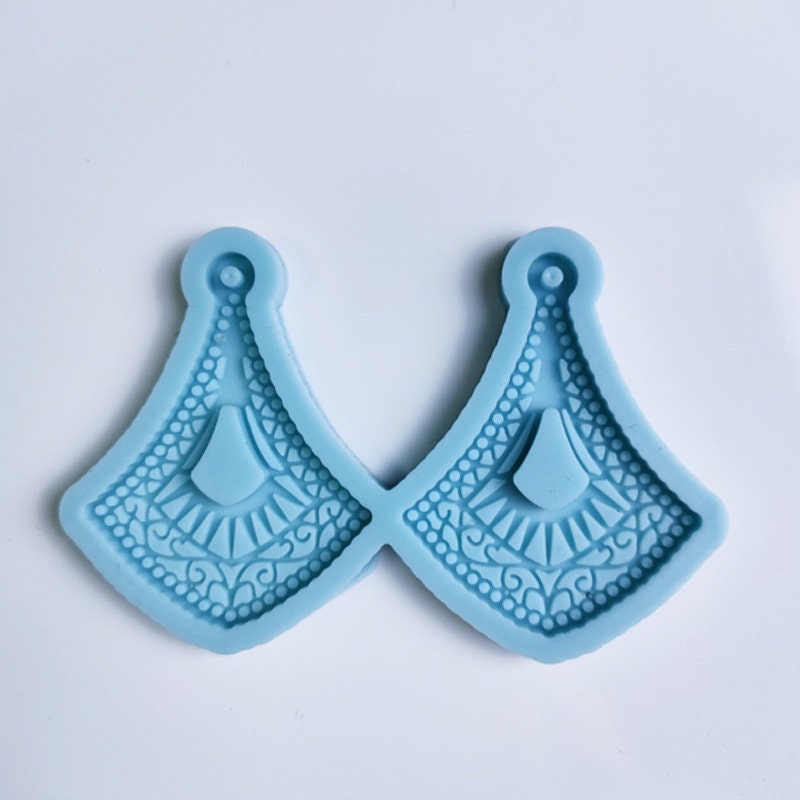 New Earring mold for Resin Earring Drop Mold Silicone Etsy